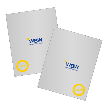 Flyer mit Exklusiv-Veredlung beidseitig